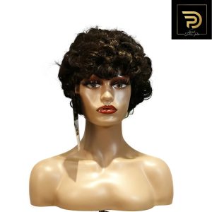 Home center wig machine made black wig remy hair tc064