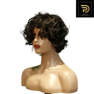 Home center wig machine made black wig remy hair tc068
