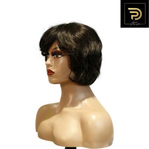 Home center wig machine made black wig remy hair tc063
